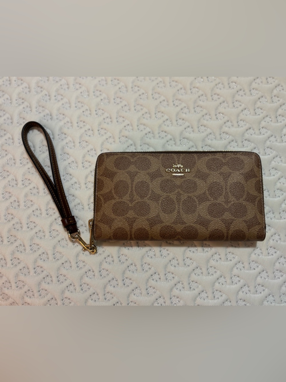 Coach Long Zip Around Wallet